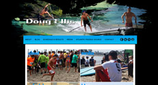 Custom Website for Elite SUP Athlete Doug Ellis